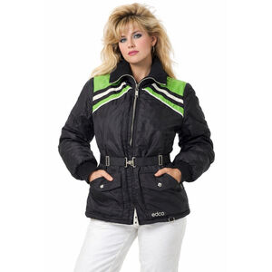 Vintage 1989 Edco Ski Snowmobile Jacket Women’s Size Medium Canada Belted